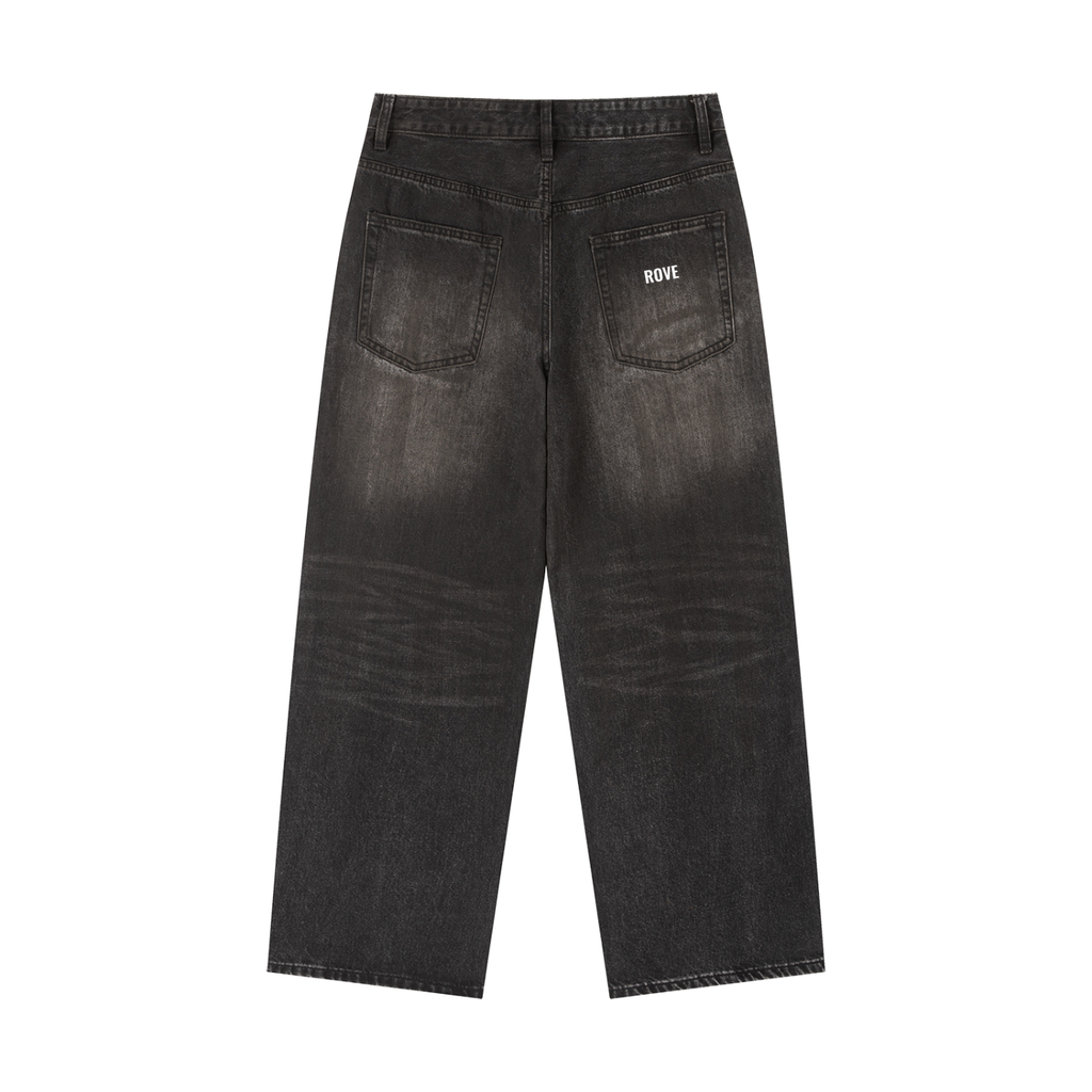 Vintage Wash Heavyweight Denim Jeans